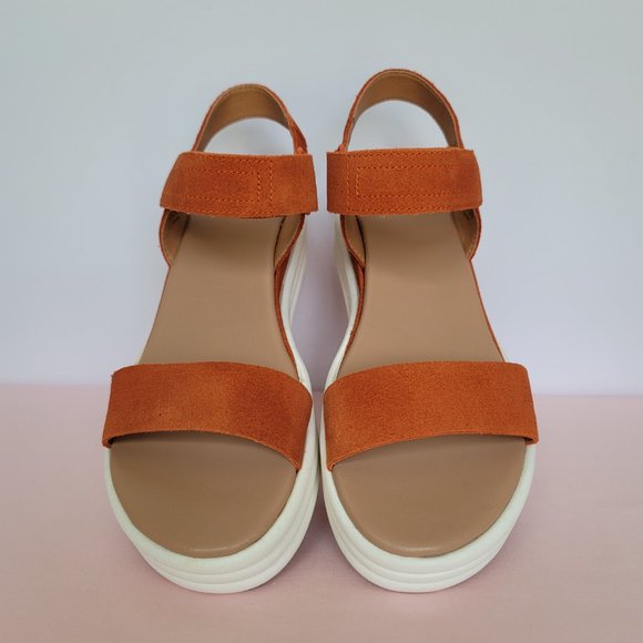 SOREL Cameron Flatform Suede Sports Sandals-Desert Sun- Women’s US Size 9 ⭐ - Picture 8 of 16